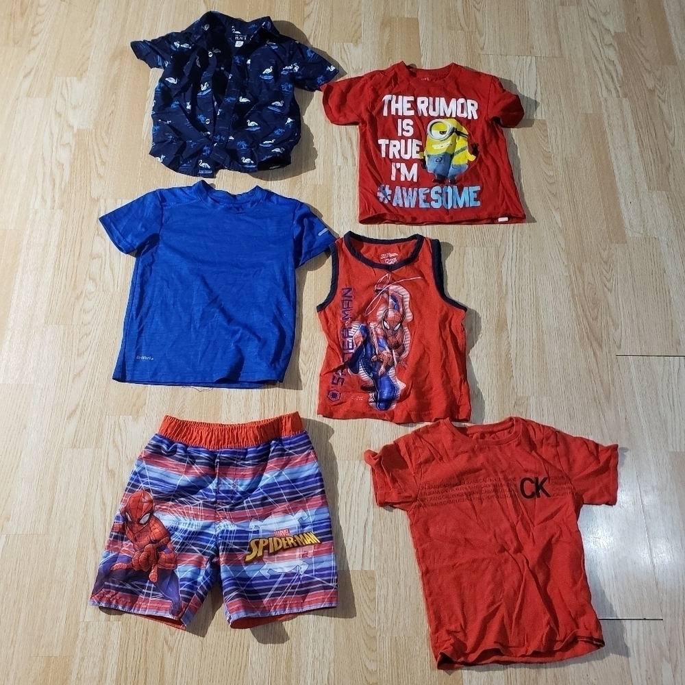 Boys size 4 summer clothing bundle of 6